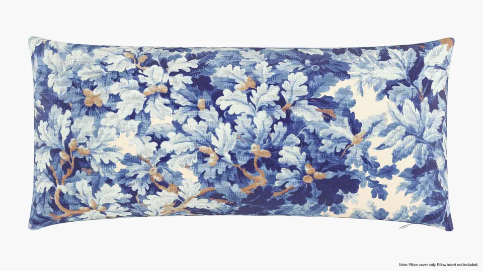 Throw Pillow Cover 14" x 30", Limoges Bois De Chene, 14" x 30"