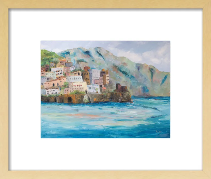 Amalfi Coast by Renee A Ortiz for Artfully Walls