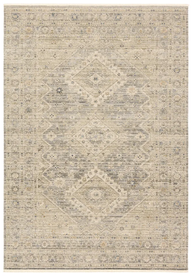 Lave TEJ02 Outdoor Medallion Tan Area Rug (2'x3')
