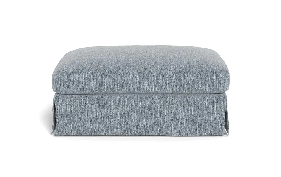 Maxwell Slipcovered Ottoman by Apartment Therapy