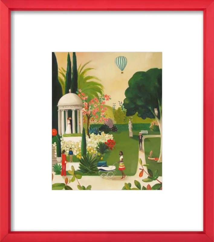 A Fainting in the Botanical Gardens by Janet Hill for Artfully Walls