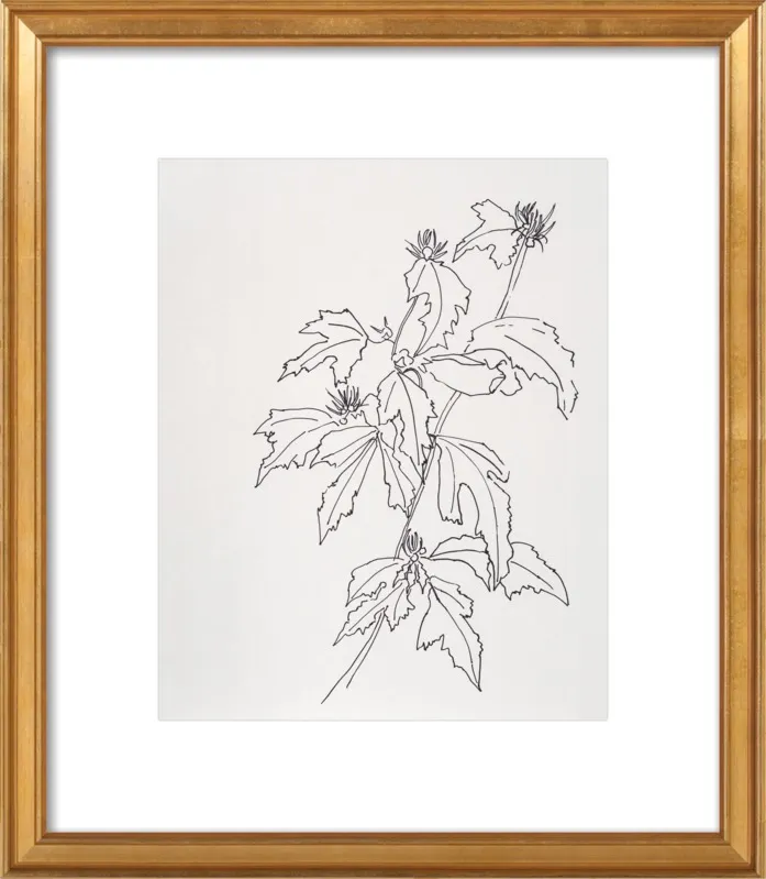 Leaves Rose of Sharon by Casey Chalem Anderson for Artfully Walls