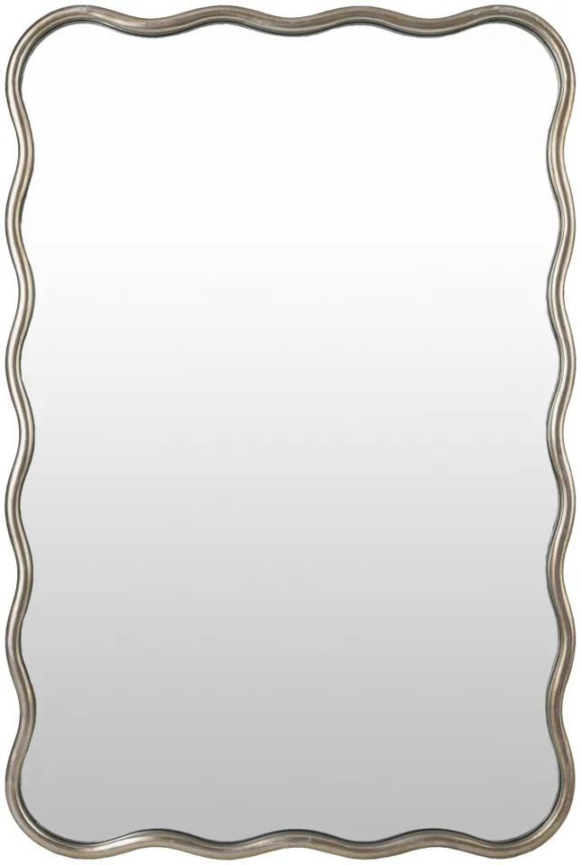 Ismenia Metallic - Silver 36"H x 24"W x 1"D Accent Mirror