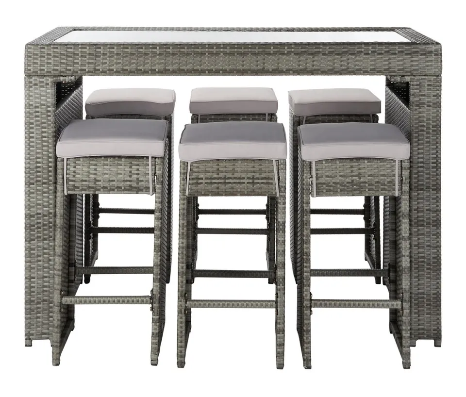 Horus Dining Set - Gray / Gray