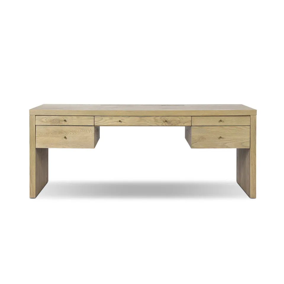 Torrington Desk - Sandy Oak Resawn