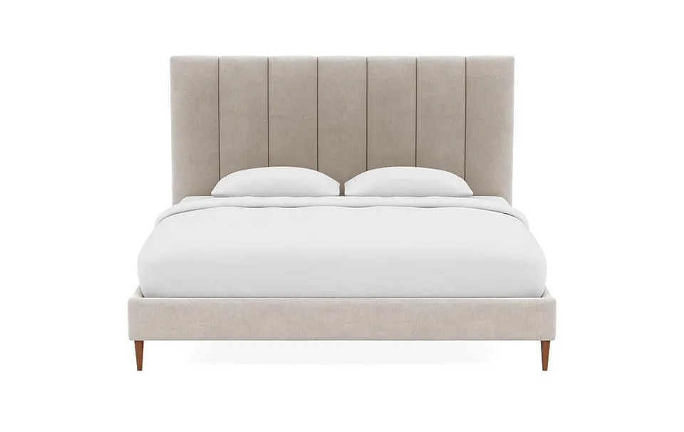 Lowen Upholstered Bed with Channel Tufting - King
