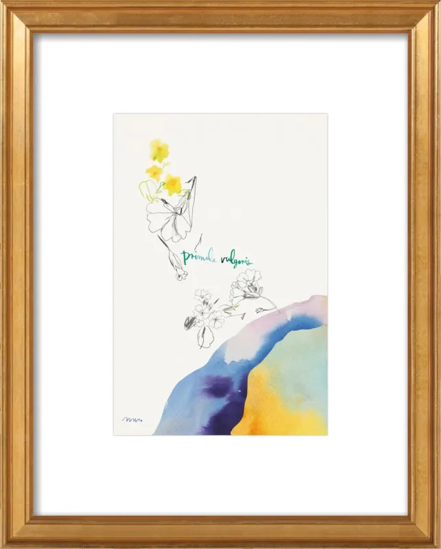 Primula Vulgaris by META WRABER for Artfully Walls