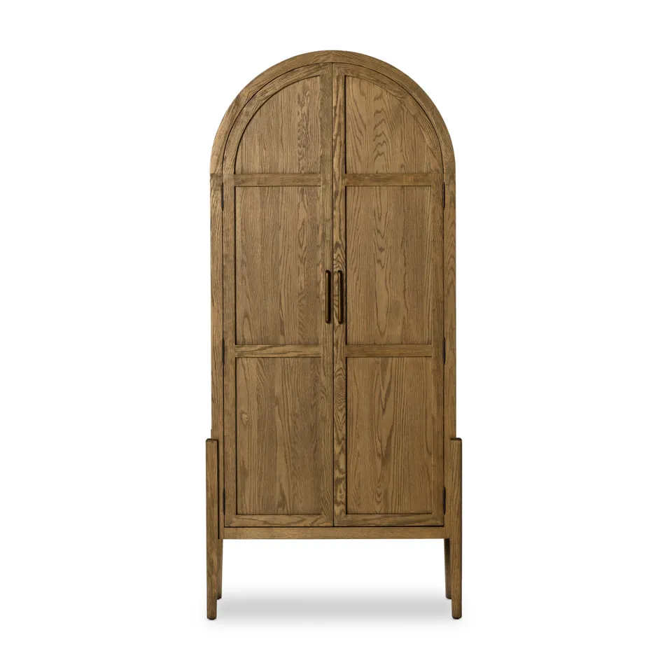 Tolle Panel Door Cabinet - Drifted Oak Veneer