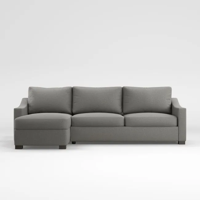 Fuller 2-Piece Queen Sleeper Sectional Sofa with Chaise Lounge