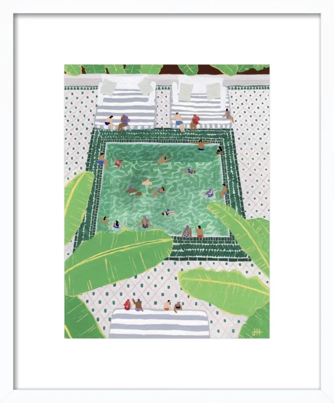 Green Riad by Joanne Ho for Artfully Walls