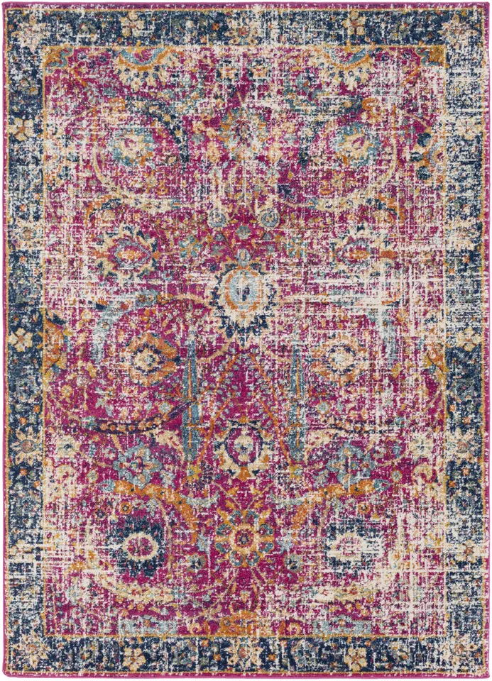 Harput Purple Indoor 5'3" x 7'3" Machine Woven Rug