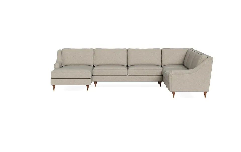 Alexander 4-Piece (5-Seat) Corner Sectional Sofa with Left Chaise