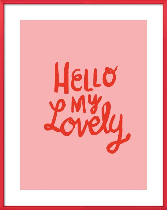 Hello My Lovely by Paula Mills for Artfully Walls