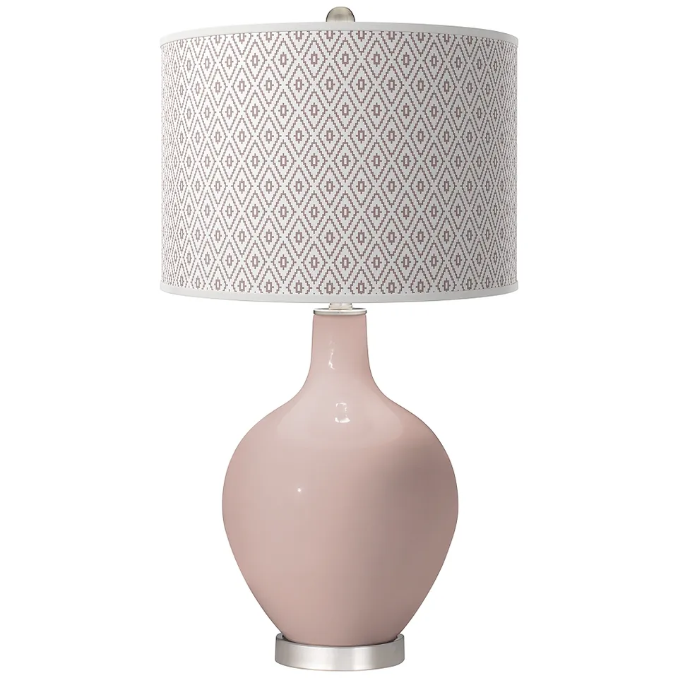 Glamour Diamonds Ovo Table Lamp