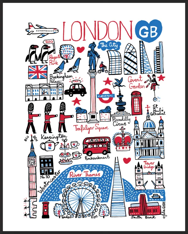 London by Julia Gash for Artfully Walls