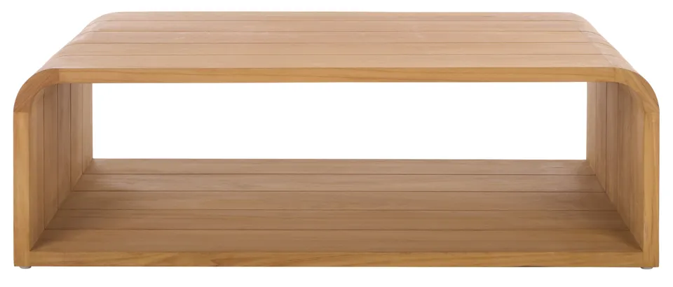 Cove Teak Outdoor Coffee Table - Natural - Safavieh