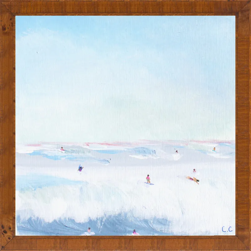 Soft Blue Surf  by Caroline Chriss  for Artfully Walls