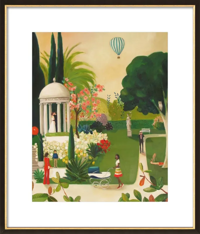 A Fainting in the Botanical Gardens by Janet Hill for Artfully Walls