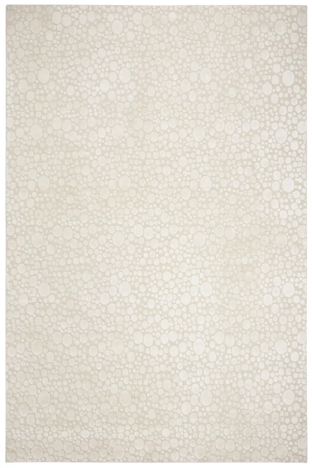 Arlo Home Hand Loomed Area Rug, MIR680A, Cream/Cream,  8' X 10'