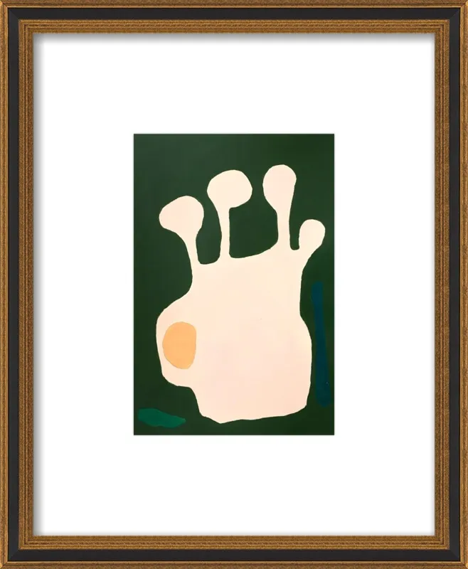 Nectarine Vase, abstraction 11 by Neicy Frey by Neicy Frey for Artfully Walls