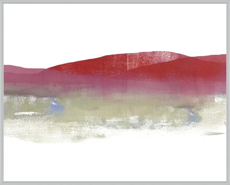 Red Mountains by Jacquie Gouveia for Artfully Walls