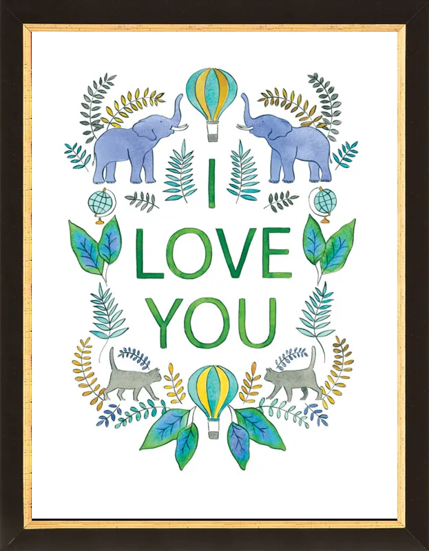 I Love You by Rachel Rogers for Artfully Walls