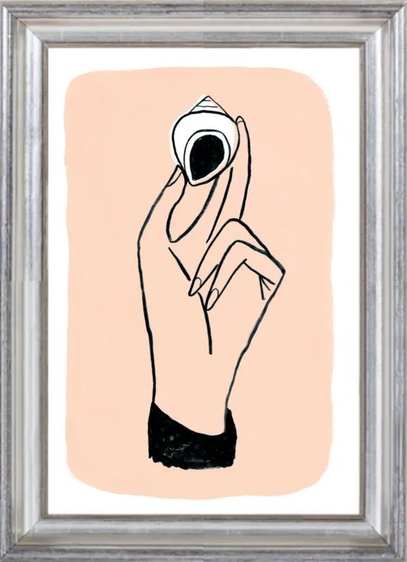My Hand is My Face by Michael Doyle - Apartment On Belmont for Artfully Walls