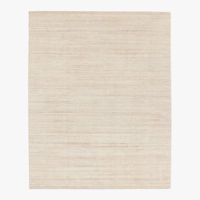 Leera Handloomed Warm White Performance Area Rug 9'X12'