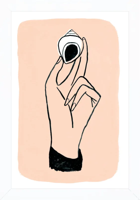 My Hand is My Face by Michael Doyle - Apartment On Belmont for Artfully Walls