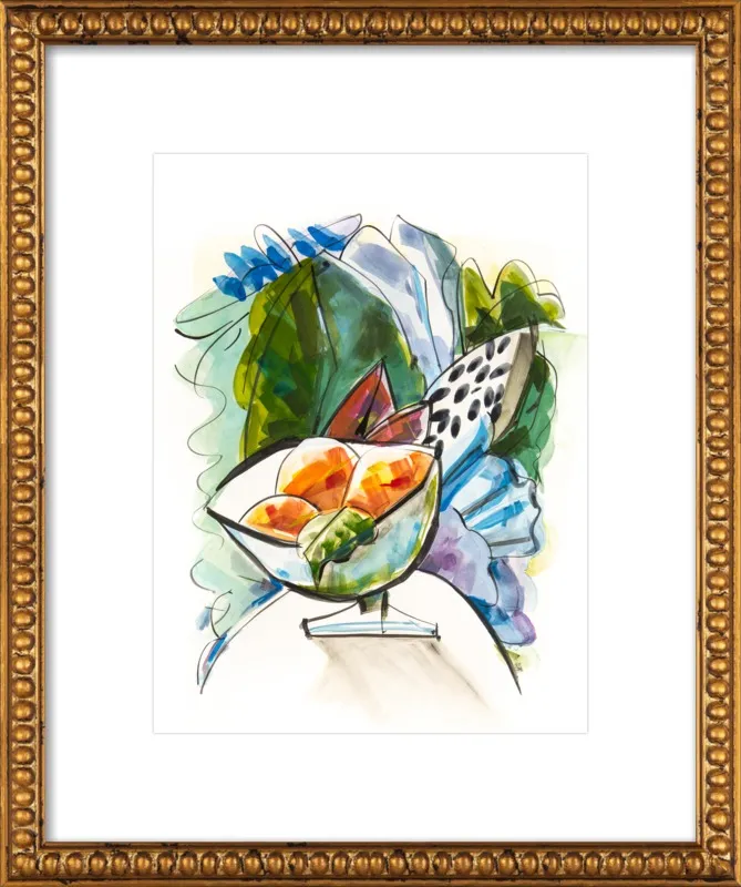 Still life with oranges by Becky Aubry for Artfully Walls