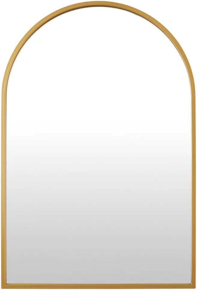 Carmen Gold 30"H x 20"W x 1"D Accent Mirror