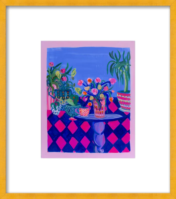 Pots and Plants painting by Davina Shefet for Artfully Walls