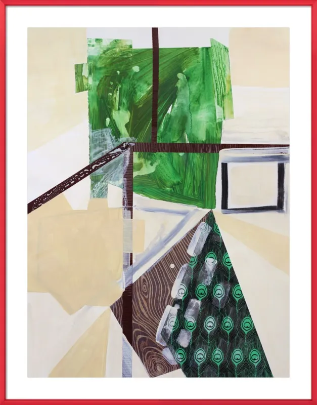 Abstract Study (trail map) by Pamela Staker for Artfully Walls