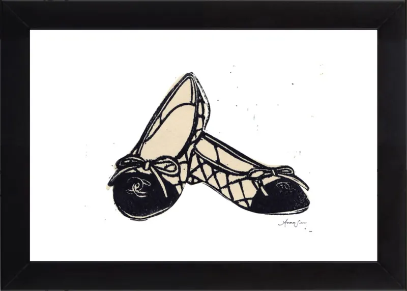 Chanel Ballet Flats by Anna See for Artfully Walls