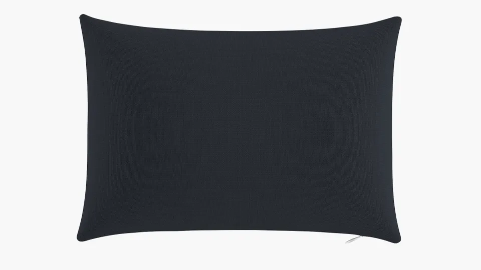 Throw Pillow 14" x 20", Navy Everyday Linen, 14" x 20"