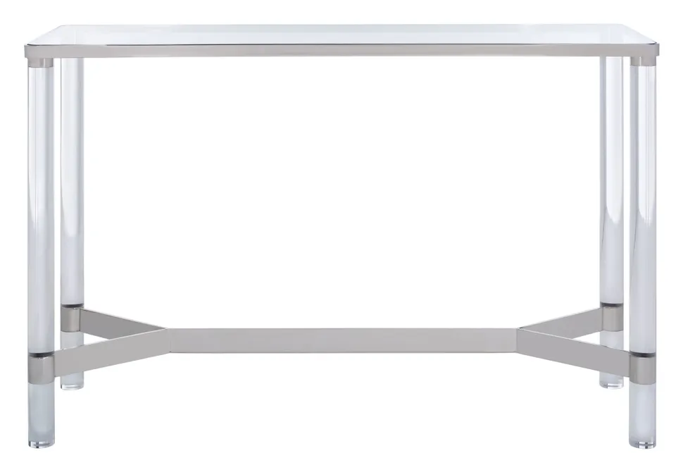 Safavieh Couture Suzanna Acrylic Console Table, Silver