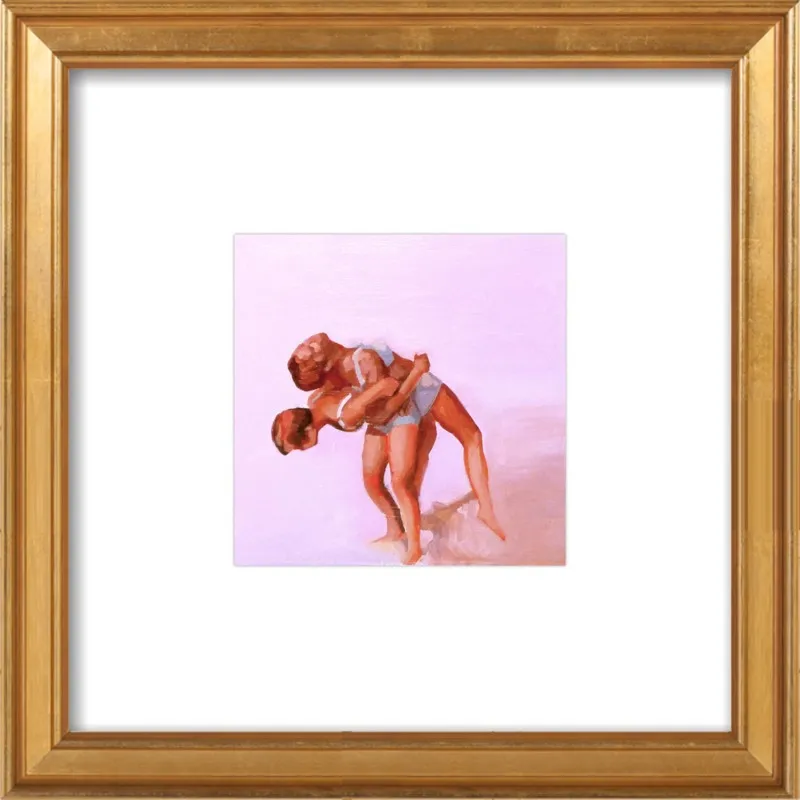 wrestling by Mary Sinner for Artfully Walls