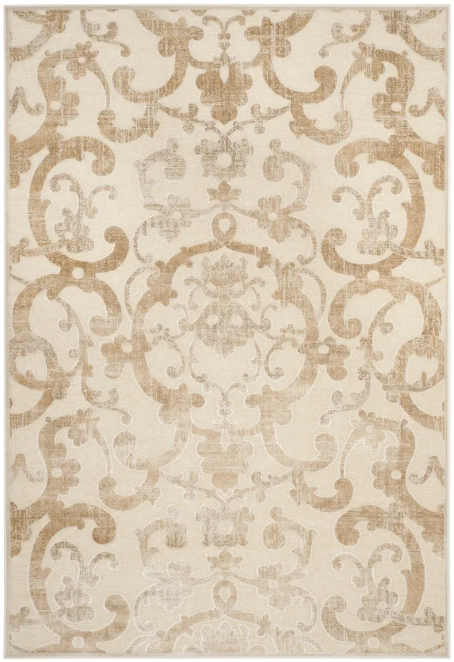 Arlo Home Woven Area Rug, PAR357-3440, Stone/Cream,  5' 3" X 7' 6"