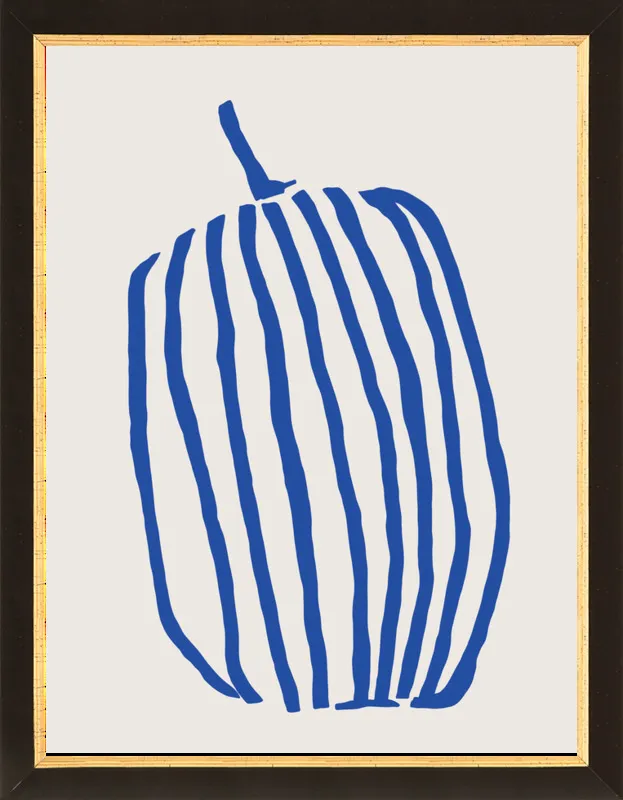 Striped pumpkin by Jessica Nielsen for Artfully Walls