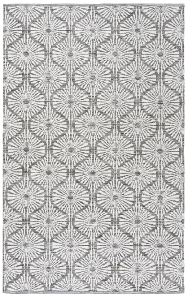 Arlo Home Hand Woven Area Rug, MTK606J, Charcoal/Ivory,  5' X 8'