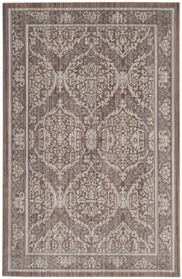 Arlo Home Woven Area Rug, VAL208E, Grey/Brown,  4' X 6'
