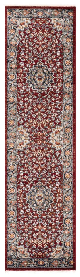 Lauren Ralph Lauren Collection Claredale Rug, Red/Navy, 2' x 8'