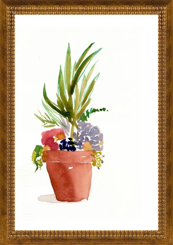Succulent Garden by Christine Lindstrom for Artfully Walls