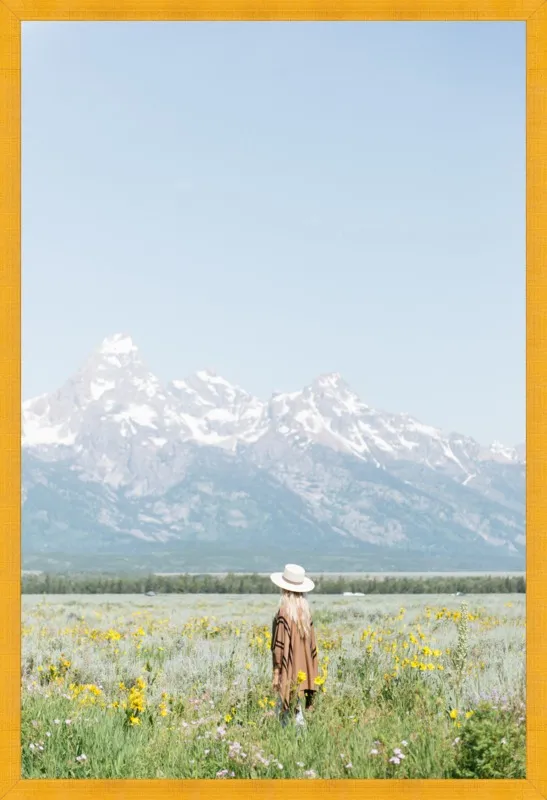 Wildflower Field Wyoming by Carley Rudd for Artfully Walls