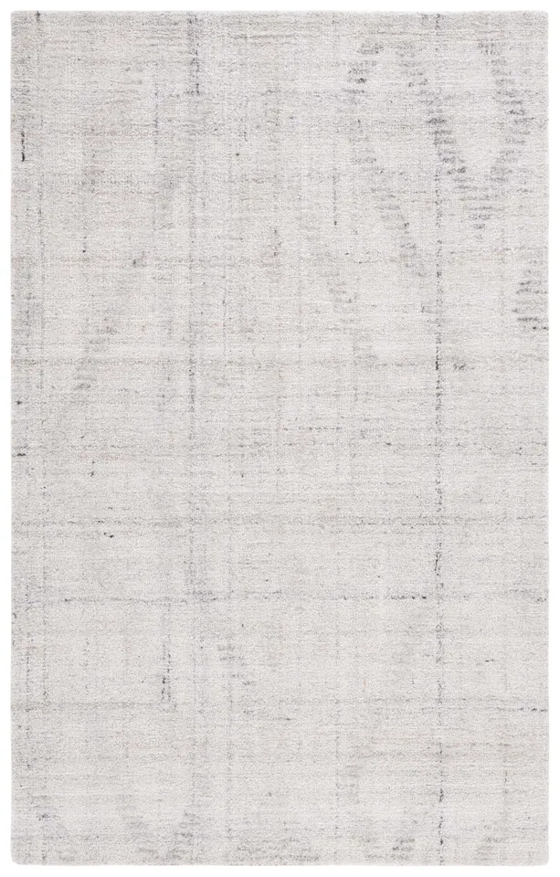 Safavieh Couture Abstract Collection Hand Tufted Area Rug, Ivory / Grey, 5' x 8'