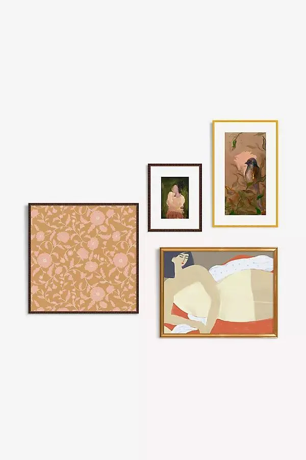 Feminine with Nature Gallery Wall
