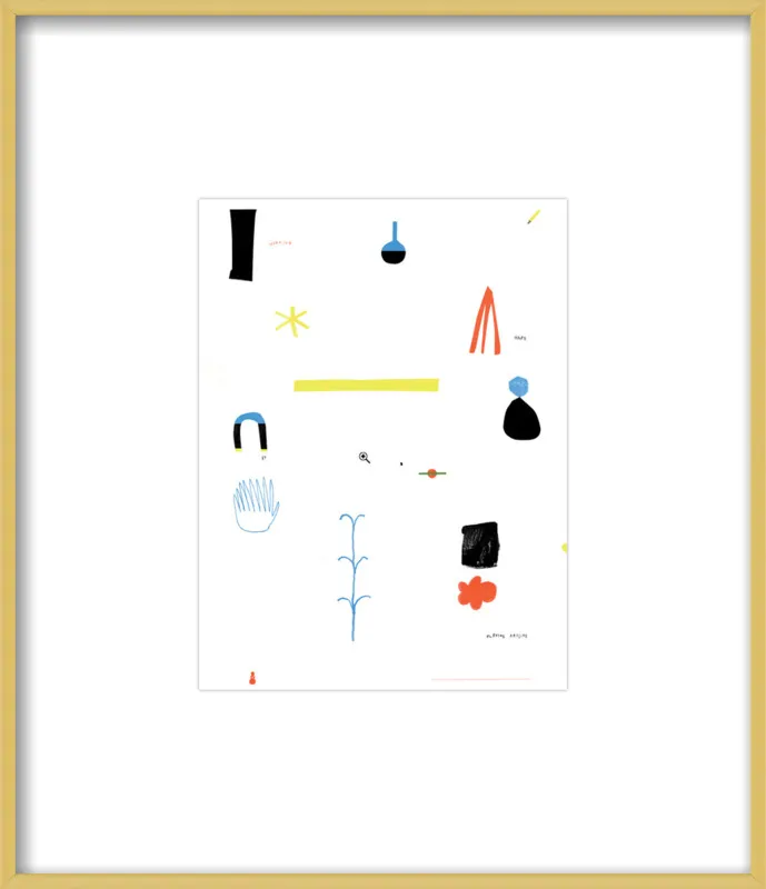 Working hard by playing around  by Agata Królak for Artfully Walls