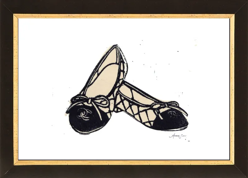 Chanel Ballet Flats by Anna See for Artfully Walls