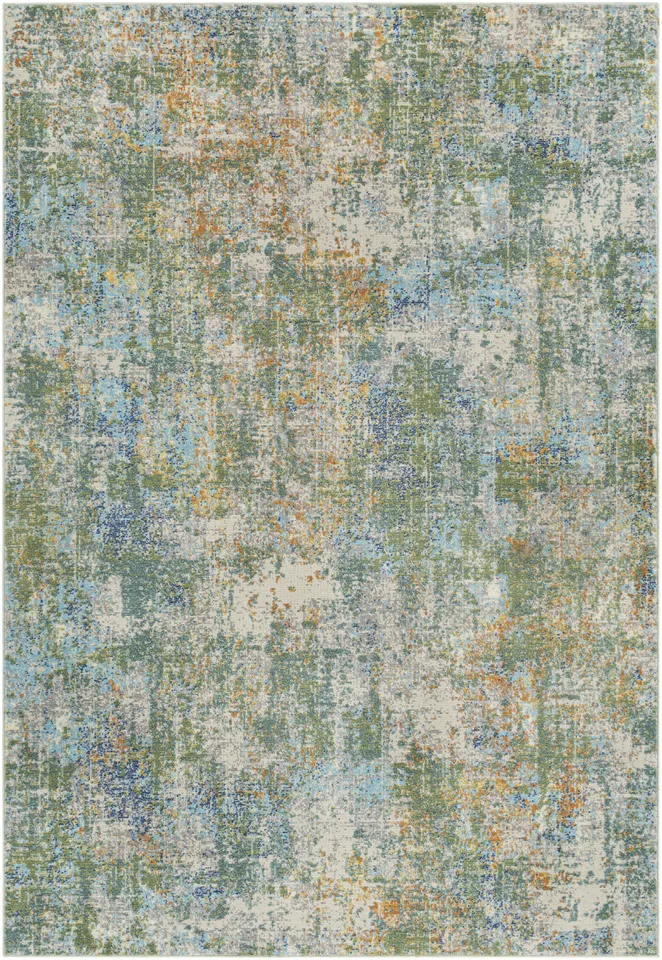 Bodrum Blue Outdoor 8'10" x 12' Machine Woven Rug