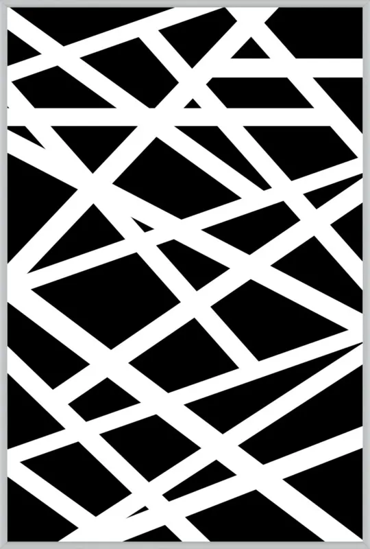 Criss Cross by Emine Ortega for Artfully Walls